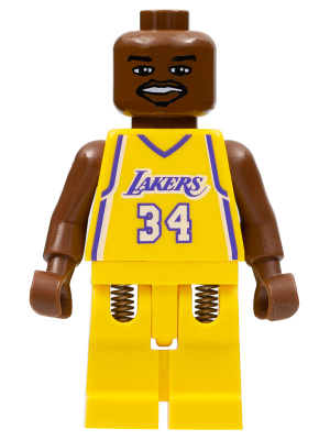 nba022 NBA Shaquille O'Neal, Los Angeles Lakers #34 (Home Uniform)