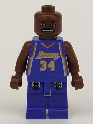 nba034 NBA Shaquille O'Neal, Los Angeles Lakers #34 (Road Uniform)