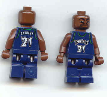 nba036 NBA Kevin Garnett, Minnesota Timberwolves #21 (Dark Blue Uniform)