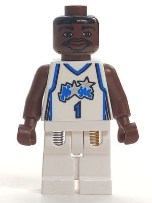 nba038 NBA Tracy McGrady, Orlando Magic #1 (White Uniform)