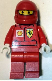 rac025bs F1 Ferrari Pit Crew Member - with Shell Torso Stickers