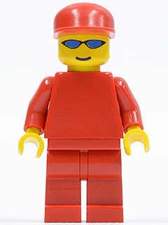 LEGO F1 Ferrari Truck Driver - without Torso Sticker (rac026)