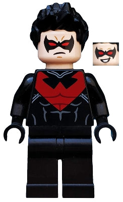 sh0085 Nightwing - Red Eye Holes and Chest Symbol