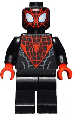[SH0190] Spider-Man (Miles Morales) - Red Webbing on Head, Red Hands