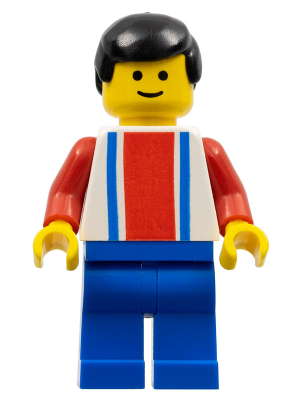 LEGO Soccer Player - Red, White, and Blue Team with Number 2 on Back (soc023)