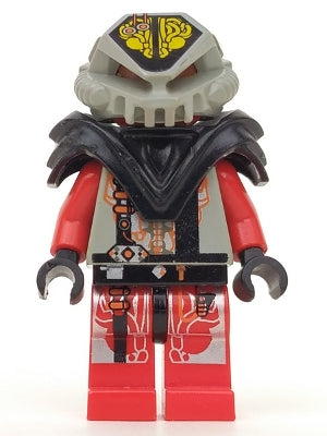 sp046 UFO Zotaxian Alien - Red Pilot with Armor and Printed Helmet (Chamon)