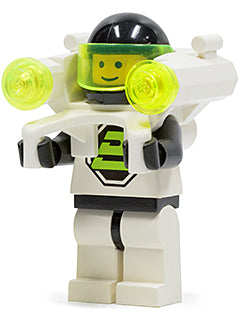 [SP051] Blacktron 2 with Jet Pack and Trans-Neon Green Lights
