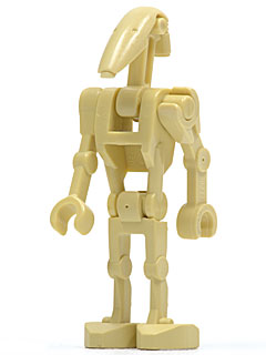 [SW0001C] Battle Droid - Tan, Angled Arm and Straight Arm
