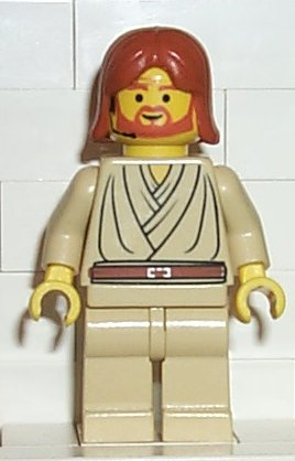 sw0055 Obi-Wan Kenobi (Young with Dark Orange Hair and Headset)