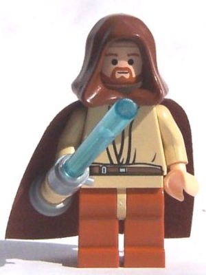 sw0137 Obi-Wan Kenobi - Trans-Light Blue Light-Up Lightsaber
