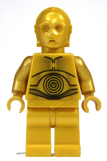 sw0161a C-3PO - Pearl Gold with Pearl Gold Hands