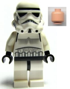 sw0188a Imperial Stormtrooper - Light Nougat Head, Dotted Mouth Helmet