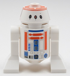 sw0373 Astromech Droid, R5-D8 / R5-D4 - Truncated Cone Head, Blue Center Panel