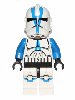 Clone Trooper, 501st Legion (Phase 2) - Blue Arms, Large Eyes (sw0445)