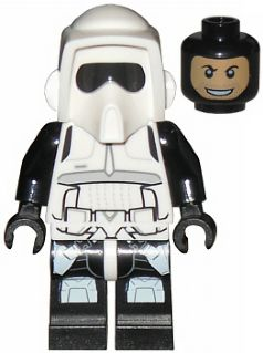 Imperial Scout Trooper - Printed Black Head and Legs (sw0505)
