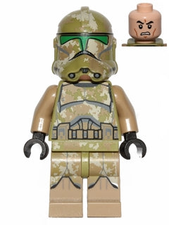 [SW0519] Clone Trooper, 41st Elite Corps (Phase 2) - Kashyyyk Camouflage, Scowl