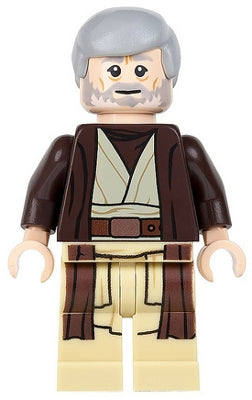 [SW0552] Obi-Wan Kenobi - Old, Dark Brown Hooded Coat