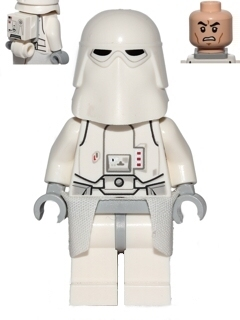 sw0568 Snowtrooper, Light Bluish Gray Hips, Light Bluish Gray Hands, White Kama