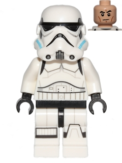 sw0617 Imperial Stormtrooper - Printed Legs, Dark Azure Helmet Vents, Frown