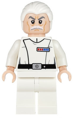 [SW0633] Admiral Wullf Yularen - White Uniform, White Combed Hair (Colonel)