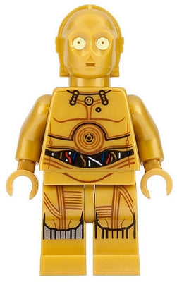 sw0700 C-3PO - Colorful Wires, Printed Legs