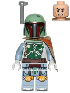 sw0711 Boba Fett - Pauldron Cloth with Dark Orange Stripe Pattern