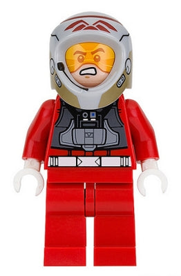 [SW0757] Rebel Pilot A-wing (Open Helmet, Red Jumpsuit)