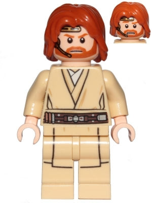 [SW0846] Obi-Wan Kenobi (Mid-Length Tousled with Center Part Hair and Headset)