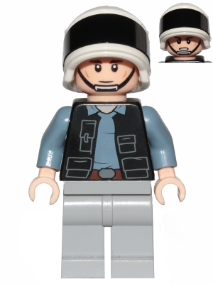 Rebel Fleet Trooper - Male, Vest with Pockets, Light Nougat Neck (sw0995)