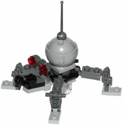 sw1030 Dwarf Spider Droid - Light Bluish Gray Dome, Mini Blaster / Shooter
