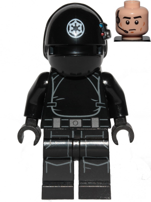 sw1045 Imperial Gunner - Helmet with White Imperial Logo, Light Nougat Head