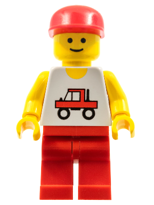 trc001 Trucker - Red Legs, Red Cap