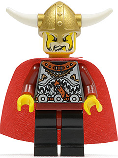 vik011 Viking Warrior 5b, Viking King - Red Cape